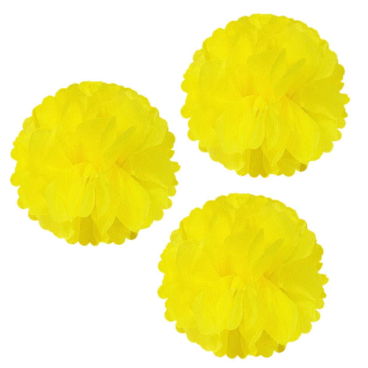 Wrapables 14" Set of 3 Tissue Pom Poms Party Decorations