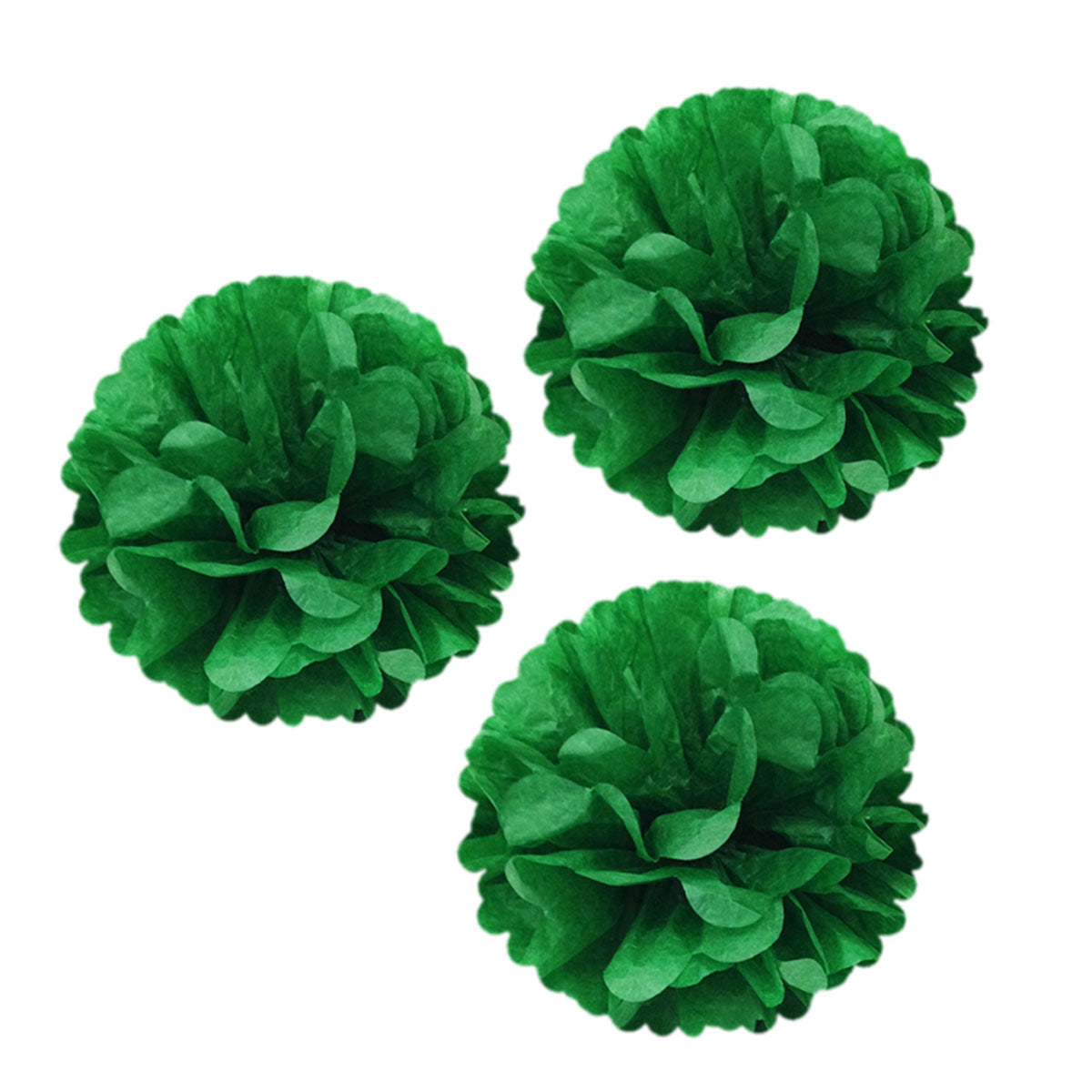 Wrapables 12" Set of 3 Tissue Pom Poms Party Decorations