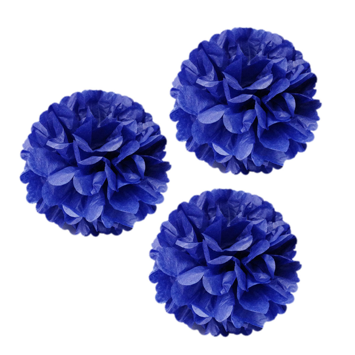 Wrapables 12" Set of 3 Tissue Pom Poms Party Decorations