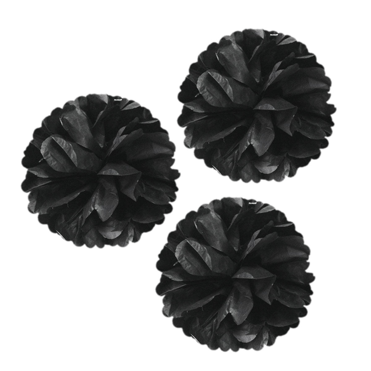 Wrapables 12" Set of 3 Tissue Pom Poms Party Decorations