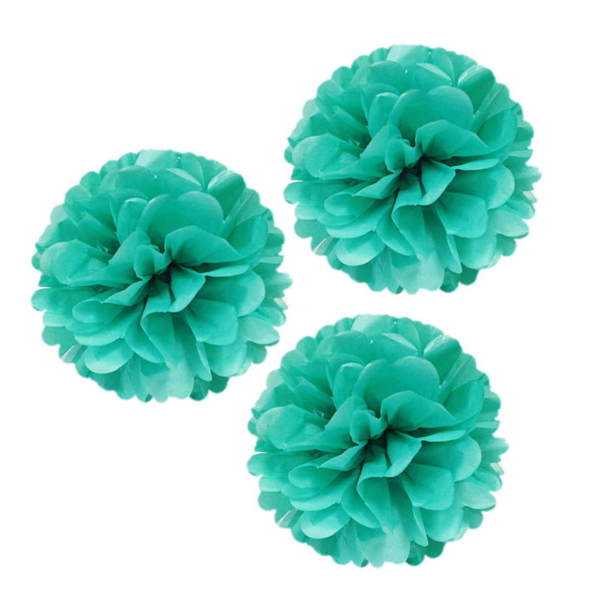 Wrapables 12" Set of 3 Tissue Pom Poms Party Decorations