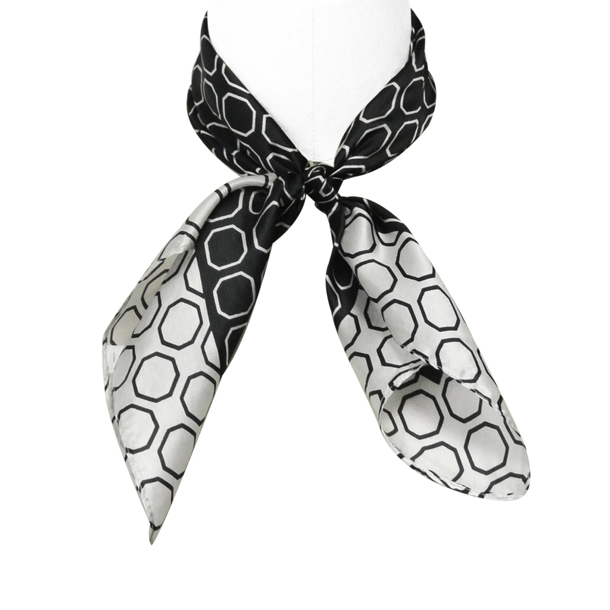 Wrapables 100% Silk Neckerchief Square Scarf