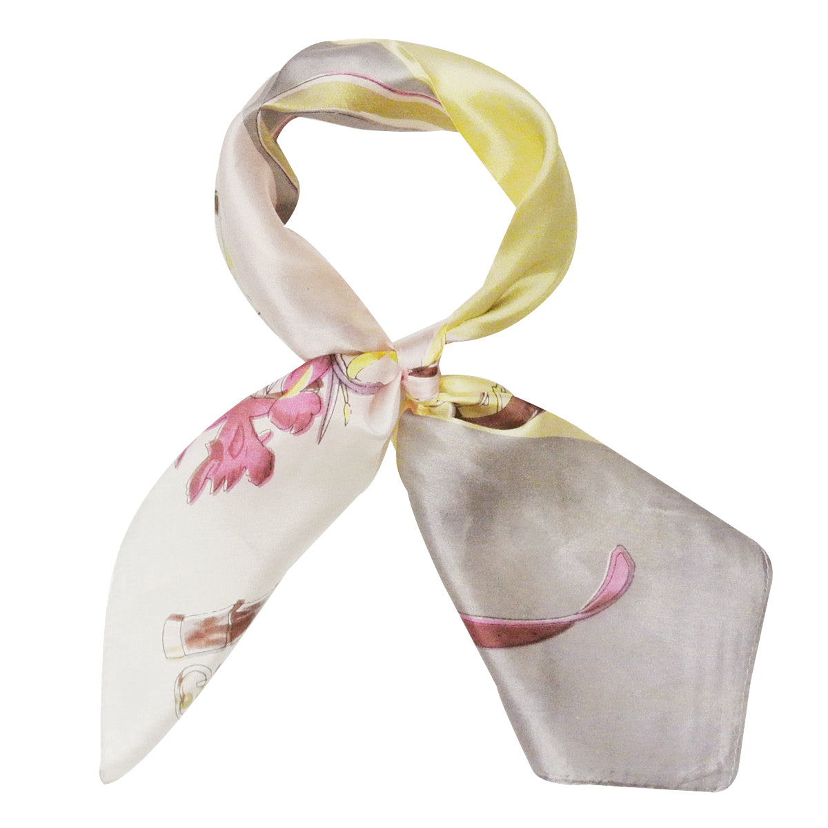 Wrapables 100% Silk Neckerchief Square Scarf