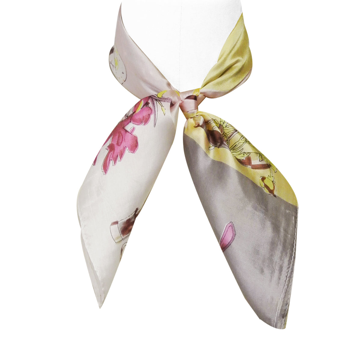 Wrapables 100% Silk Neckerchief Square Scarf