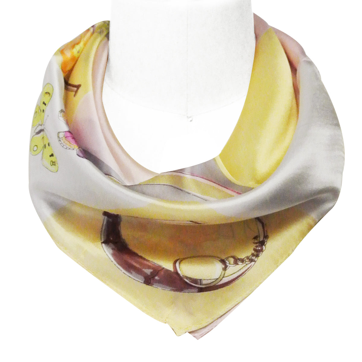 Wrapables 100% Silk Neckerchief Square Scarf