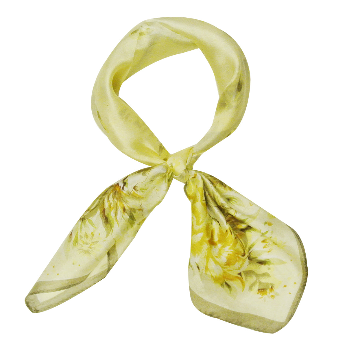 Wrapables 100% Silk Neckerchief Square Scarf