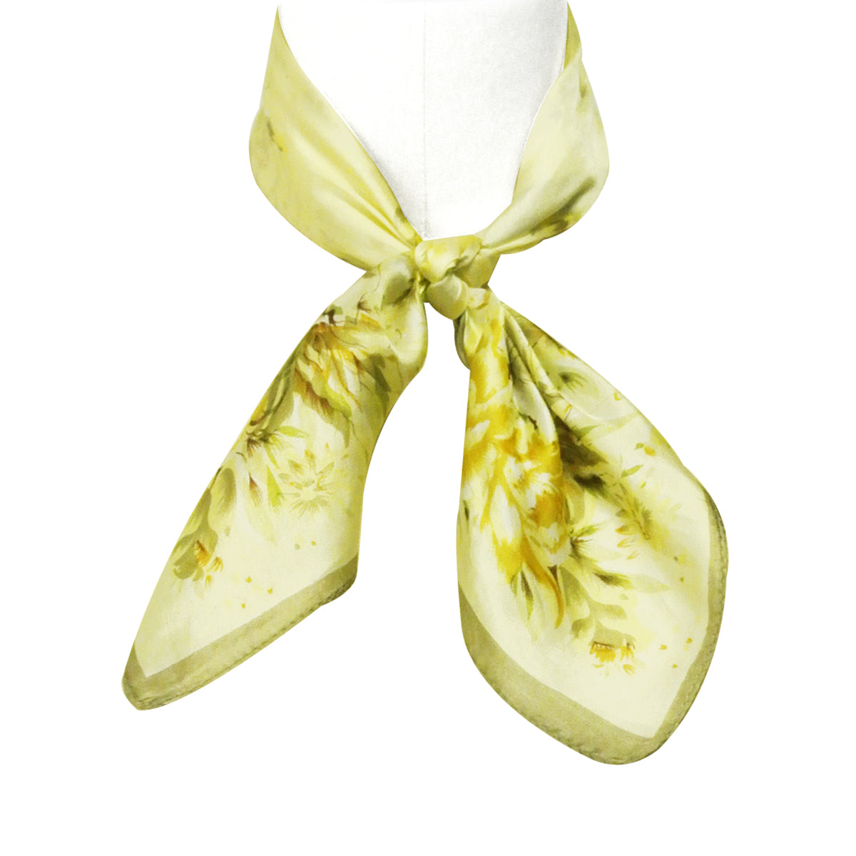 Wrapables 100% Silk Neckerchief Square Scarf