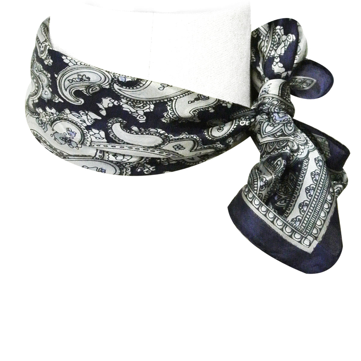 Wrapables 100% Silk Neckerchief Square Scarf