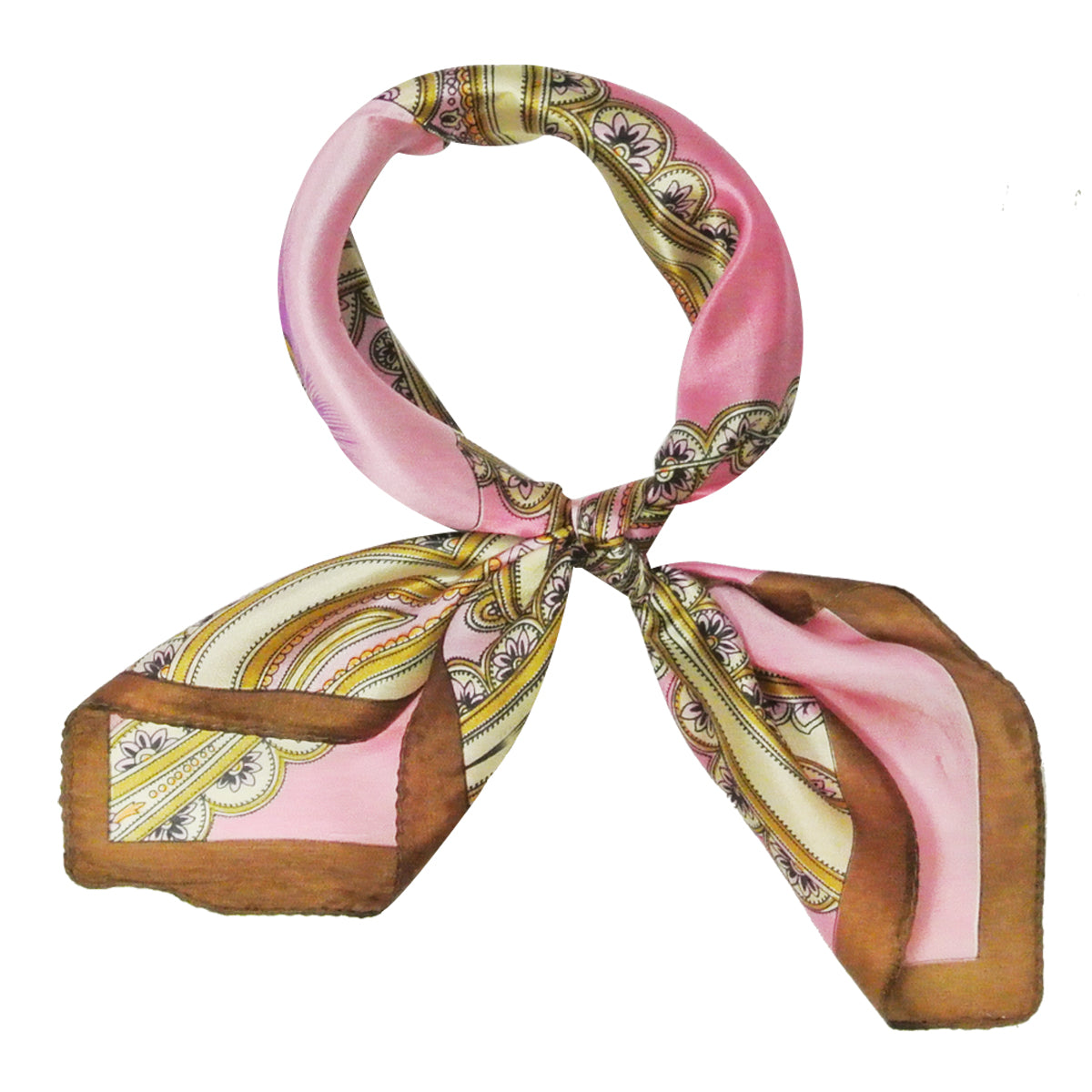Wrapables 100% Silk Neckerchief Square Scarf