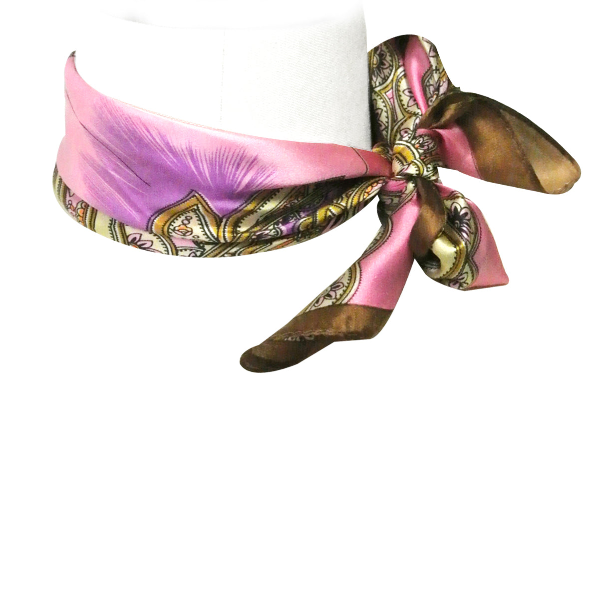 Wrapables 100% Silk Neckerchief Square Scarf