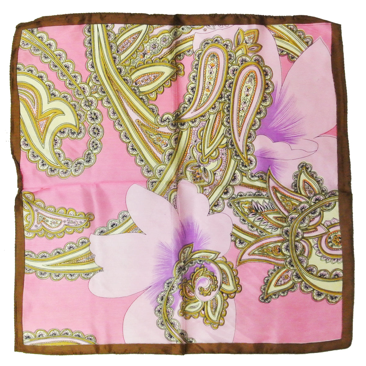 Wrapables 100% Silk Neckerchief Square Scarf