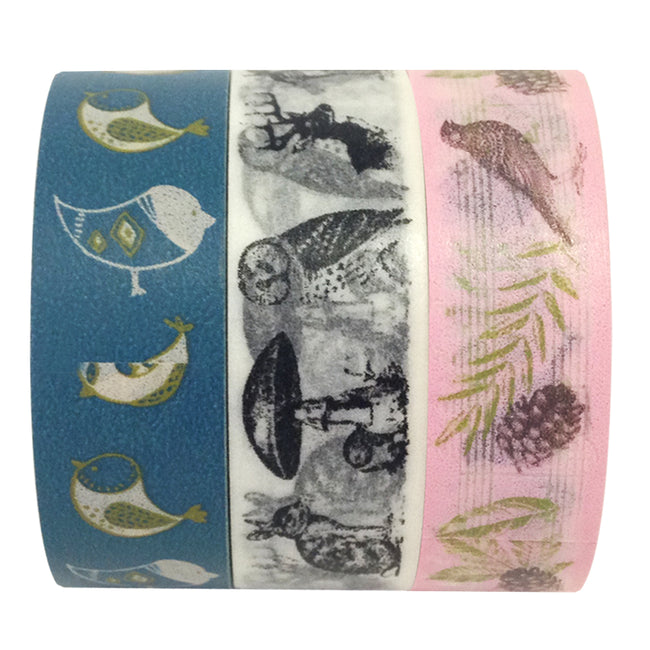 Wrapables Washi Tape (Set of 3)