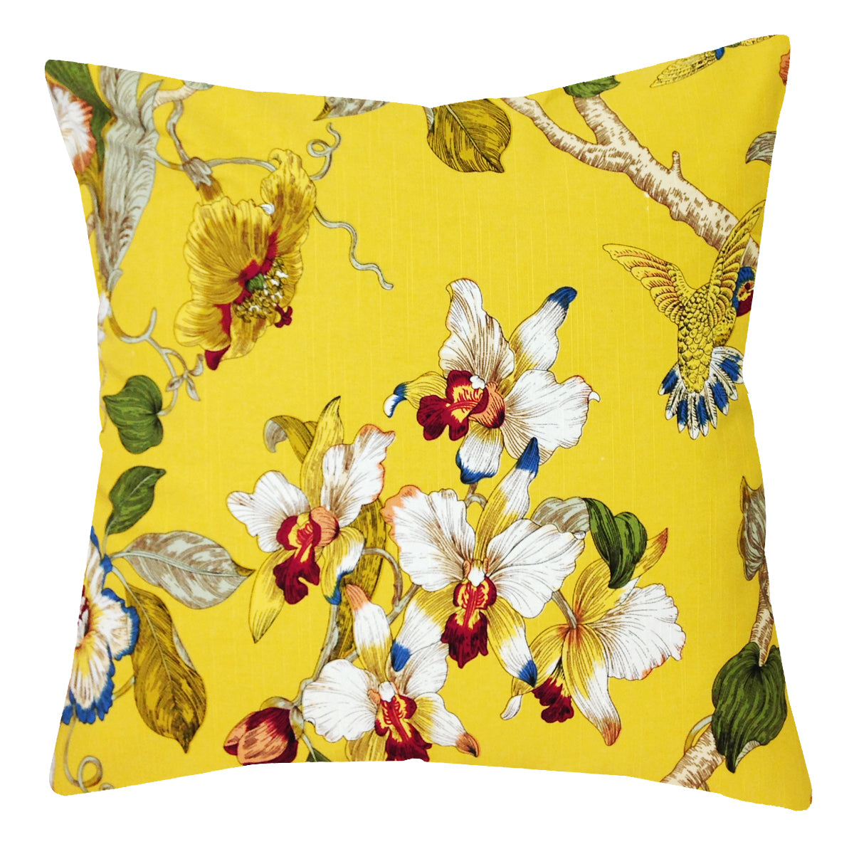 Kella Milla Floral Hummingbird Pillow Cover