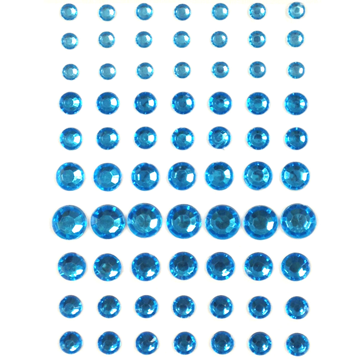 Wrapables 91 Pieces Crystal Diamond Sticker Adhesive Rhinestones 4/6/8/12mm