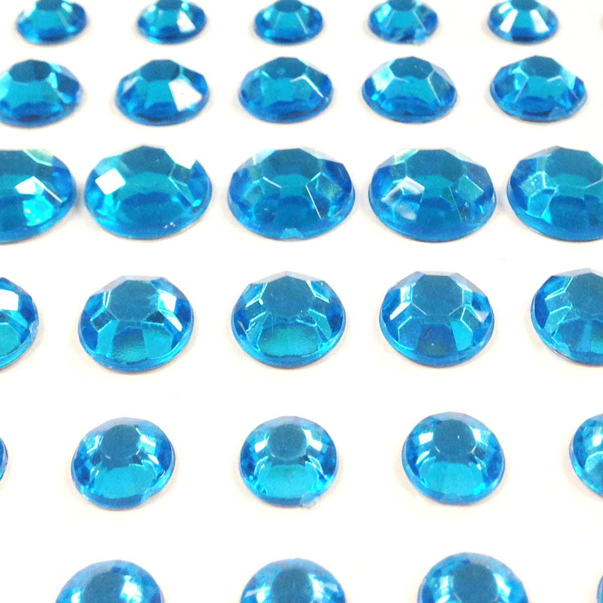 Wrapables 91 Pieces Crystal Diamond Sticker Adhesive Rhinestones 4/6/8/12mm