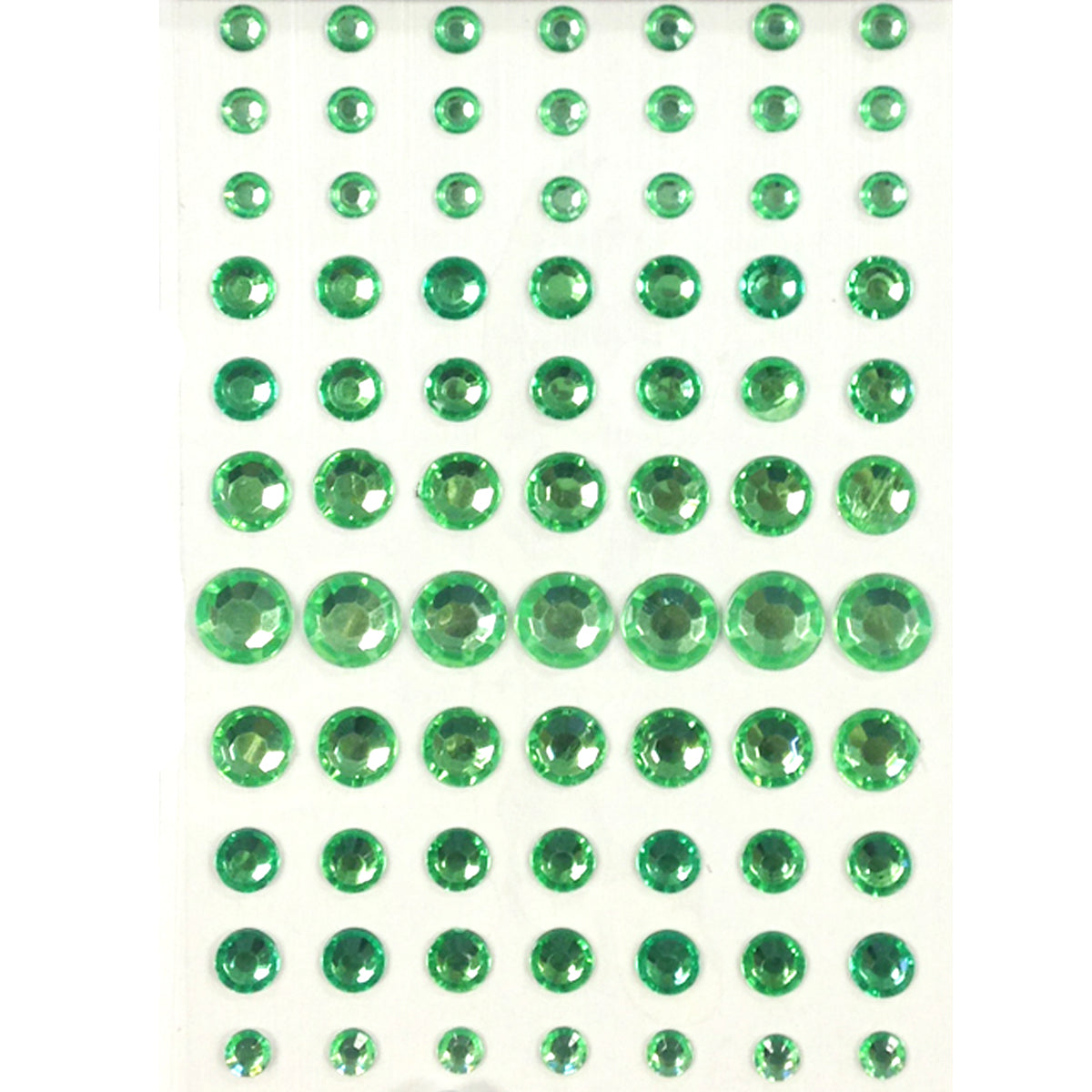 Wrapables 91 Pieces Crystal Diamond Sticker Adhesive Rhinestones 4/6/8/12mm