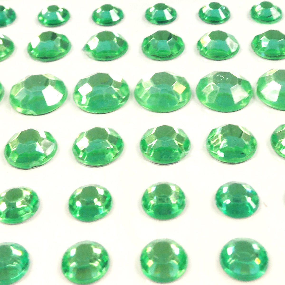 Wrapables 91 Pieces Crystal Diamond Sticker Adhesive Rhinestones 4/6/8/12mm