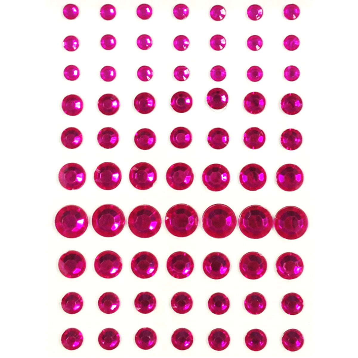 Wrapables 91 Pieces Crystal Diamond Sticker Adhesive Rhinestones 4/6/8/12mm