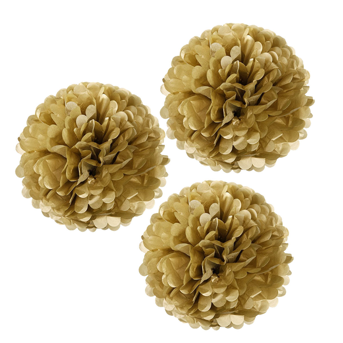 Wrapables 12" Set of 3 Tissue Pom Poms Party Decorations