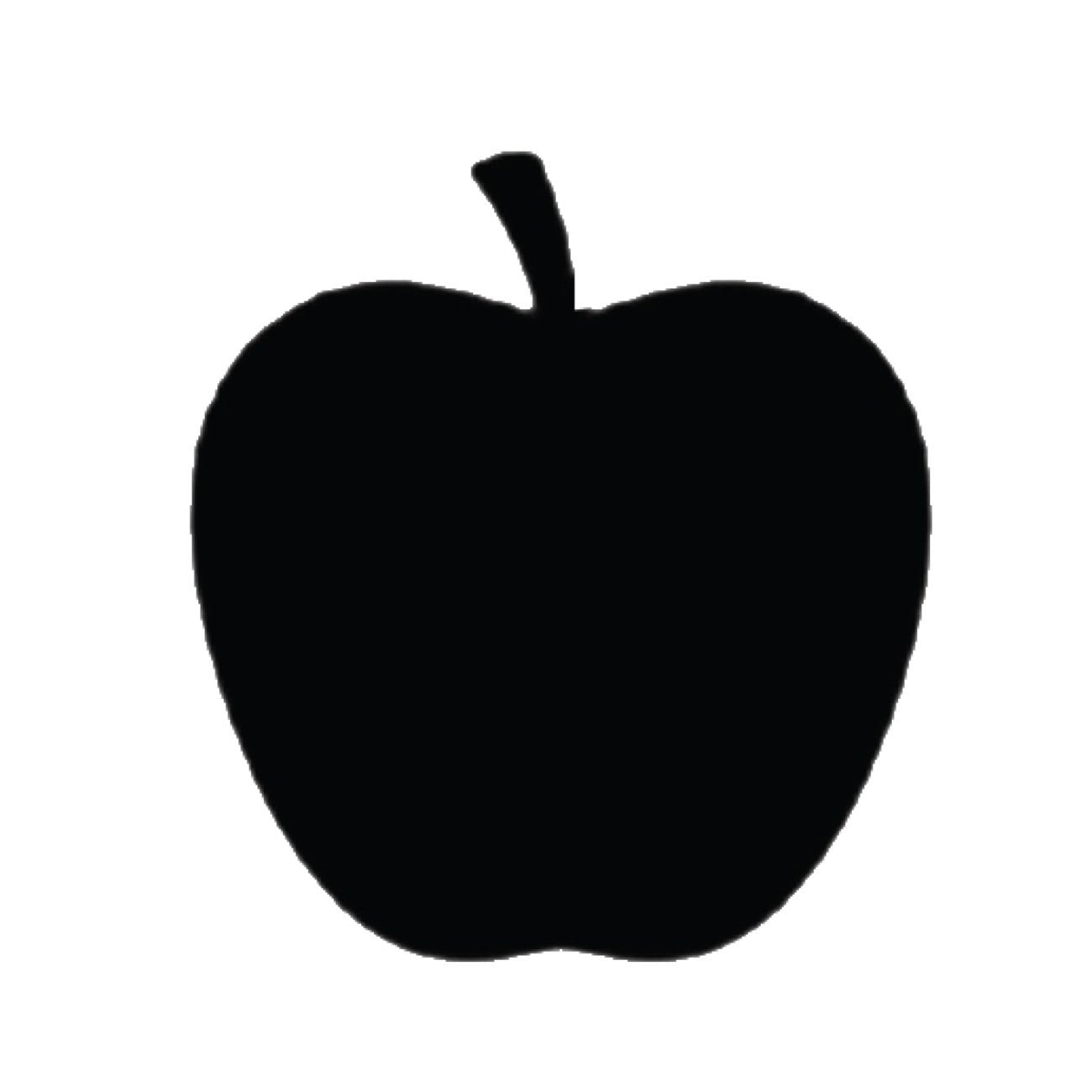 Wrapables Set of 30 Chalkboard Labels / Chalkboard Stickers  - 2.6" x 2.5" Apple