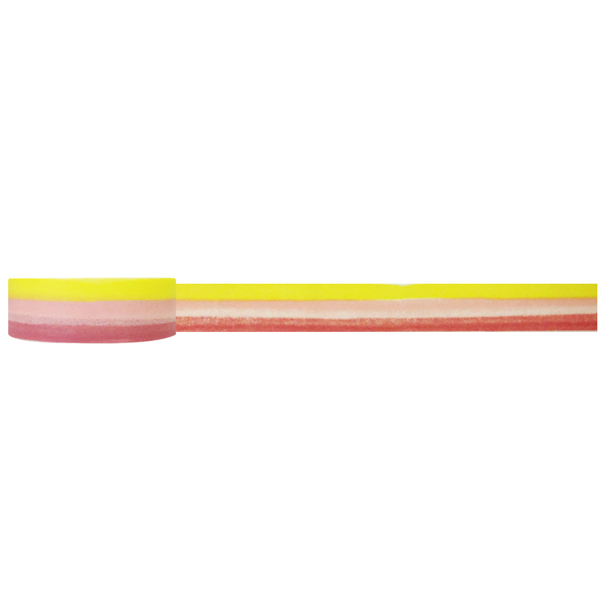 Wrapables Striped Washi Masking Tape, Sunset