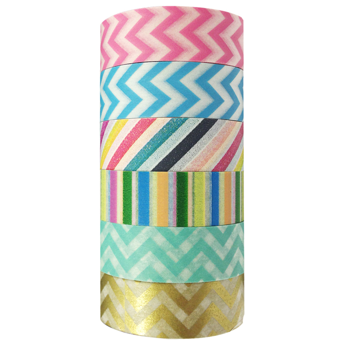 Wrapables Washi Masking Tape Collection, Premium Value Pack