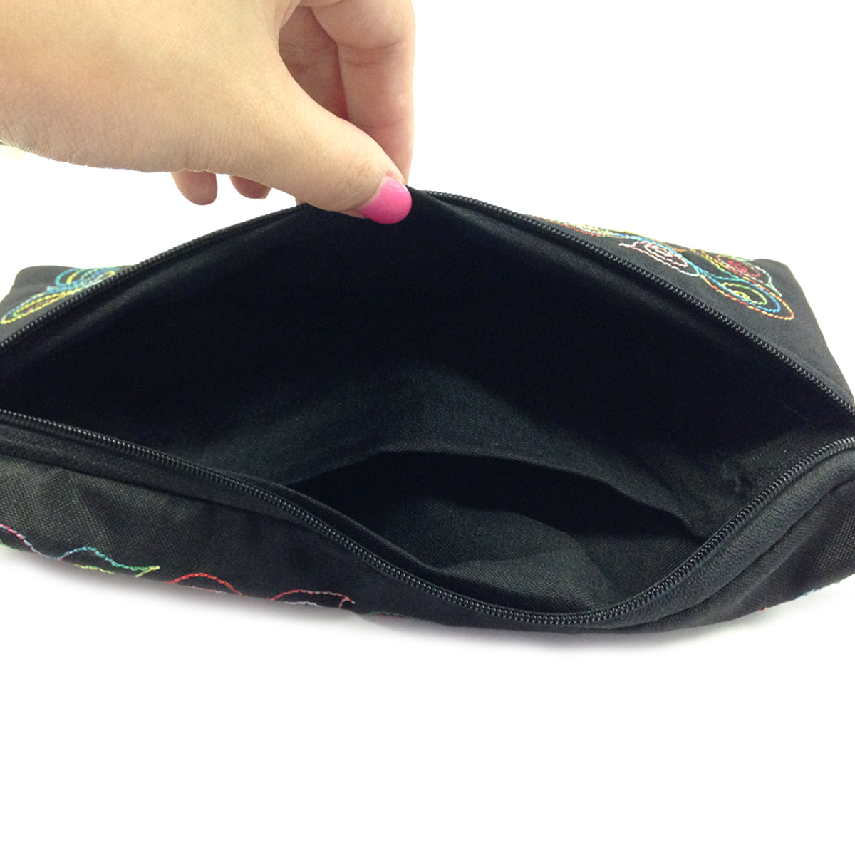 Wrapables Ethnic Embroidered Wristlet Clutch Purse