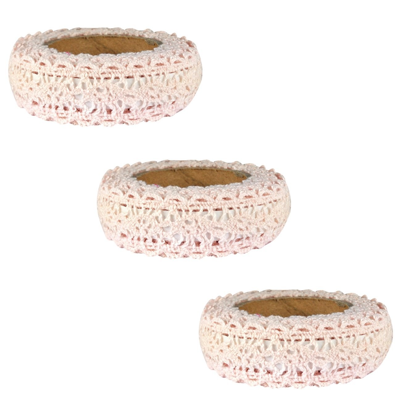 Wrapables Decorative Lace Tape (Set of 3)