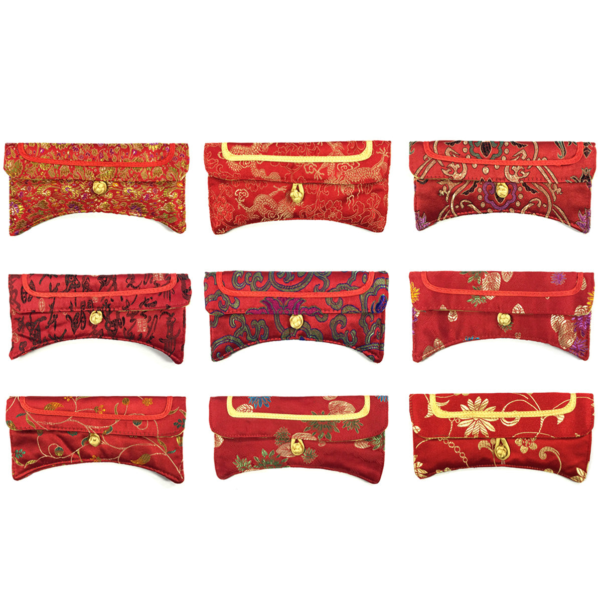 Wrapables Silk Eyeglass Pouch Holder