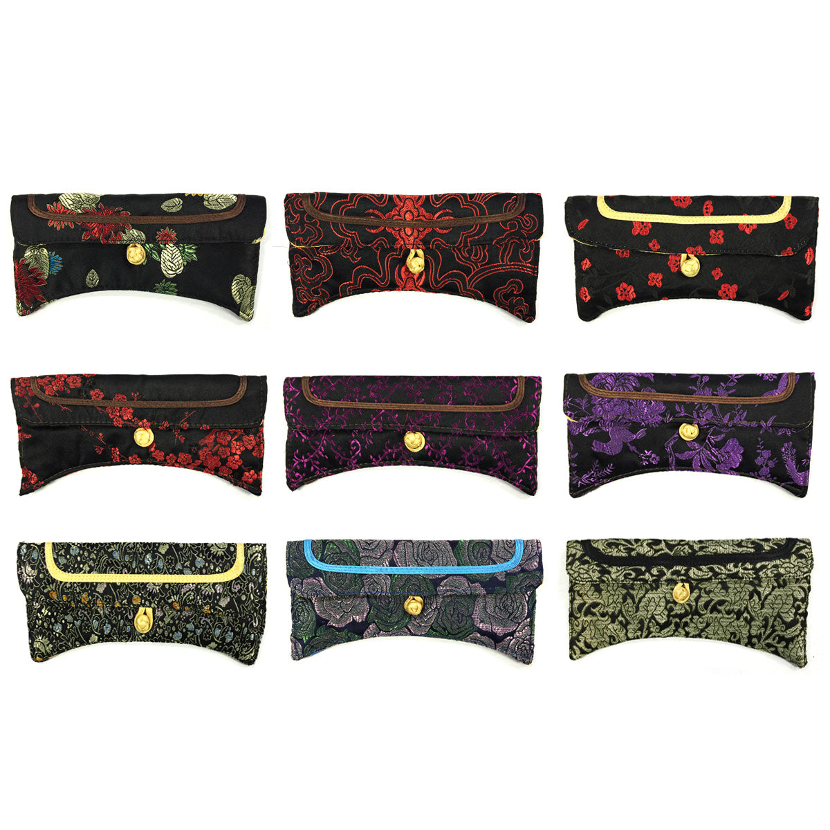 Wrapables Silk Eyeglass Pouch Holder