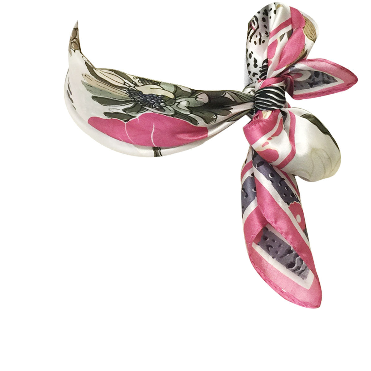 Wrapables 100% Silk Neckerchief Square Scarf