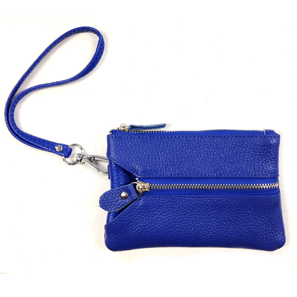 Colorful Genuine Leather Wristlet Wallet