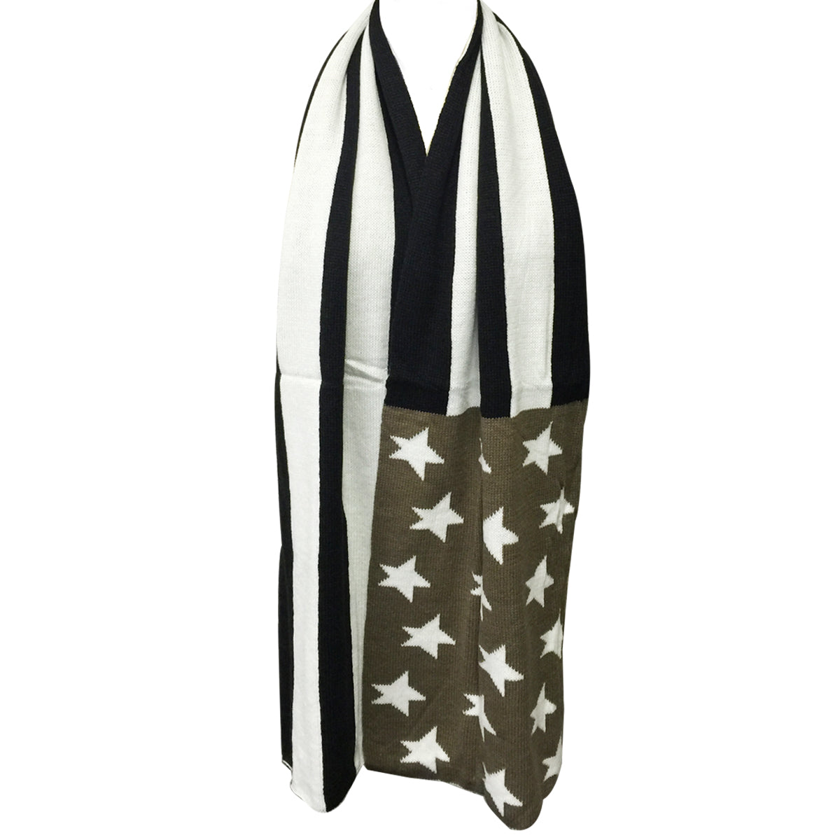 Wrapables Vintage Old Glory American Flag Scarf