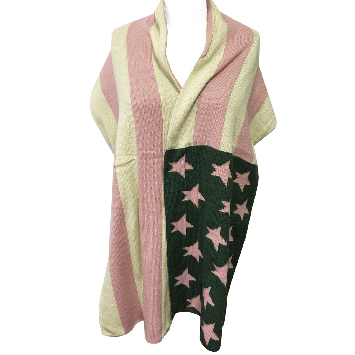 Wrapables Vintage Old Glory American Flag Scarf