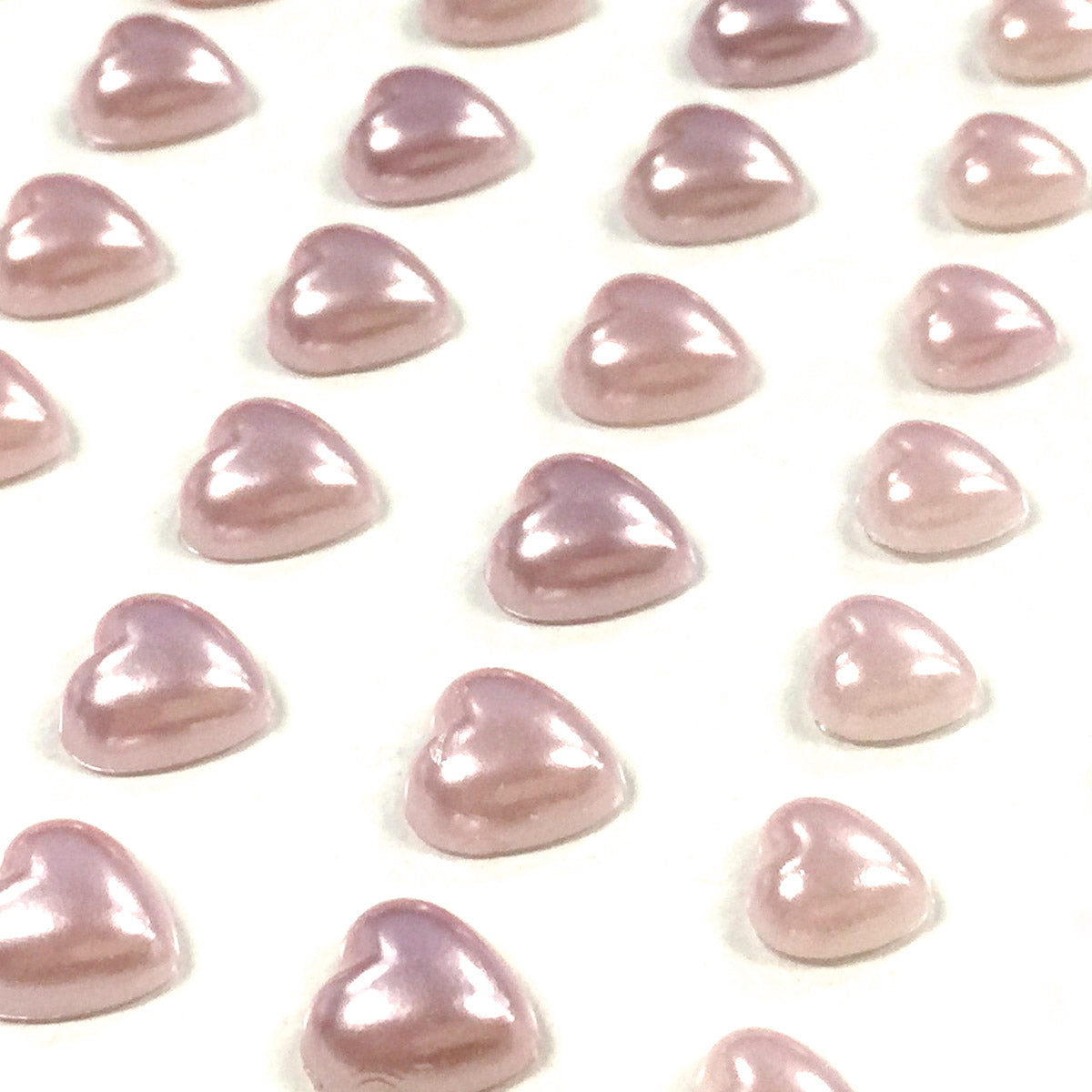 Wrapables 84 Piece Acrylic Adhesive Heart Gems