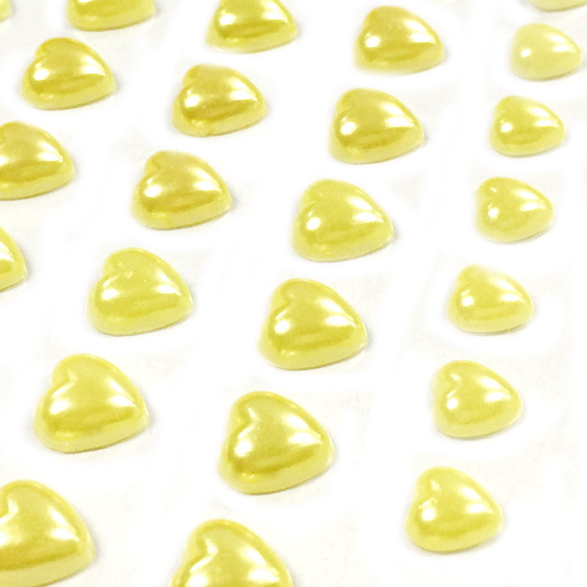 Wrapables 84 Piece Acrylic Adhesive Heart Gems