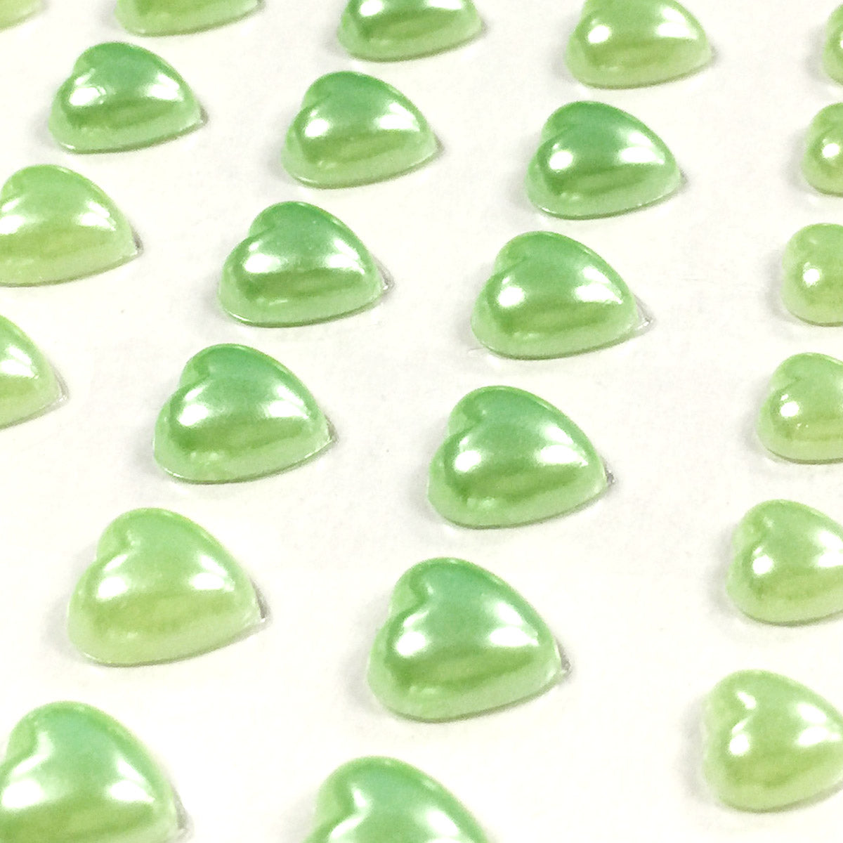 Wrapables 84 Piece Acrylic Adhesive Heart Gems