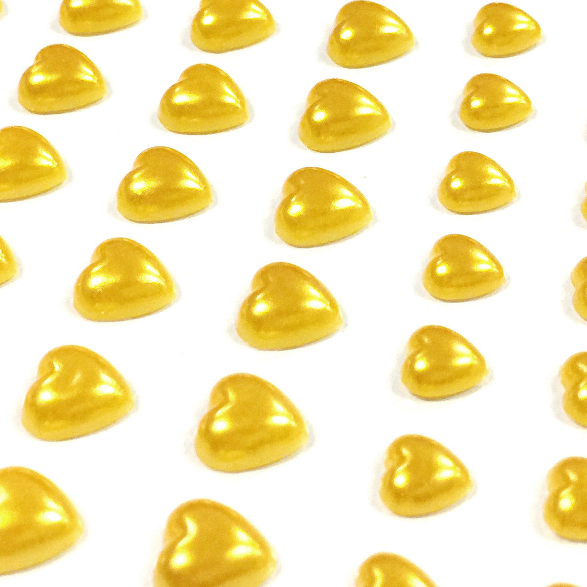 Wrapables 84 Piece Acrylic Adhesive Heart Gems