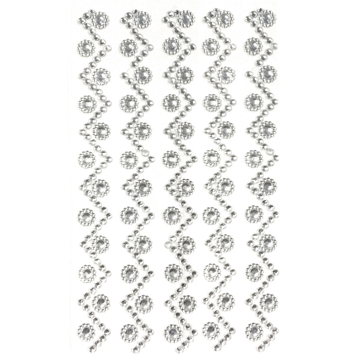 Wrapables Sunflower and Round Acrylic Self Adhesive Crystal Gem Stickers
