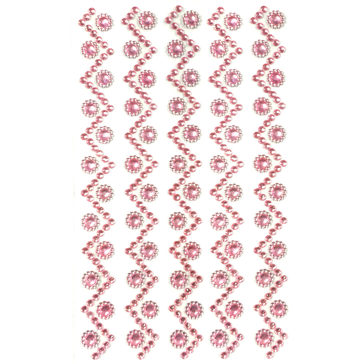 Wrapables Sunflower and Round Acrylic Self Adhesive Crystal Gem Stickers