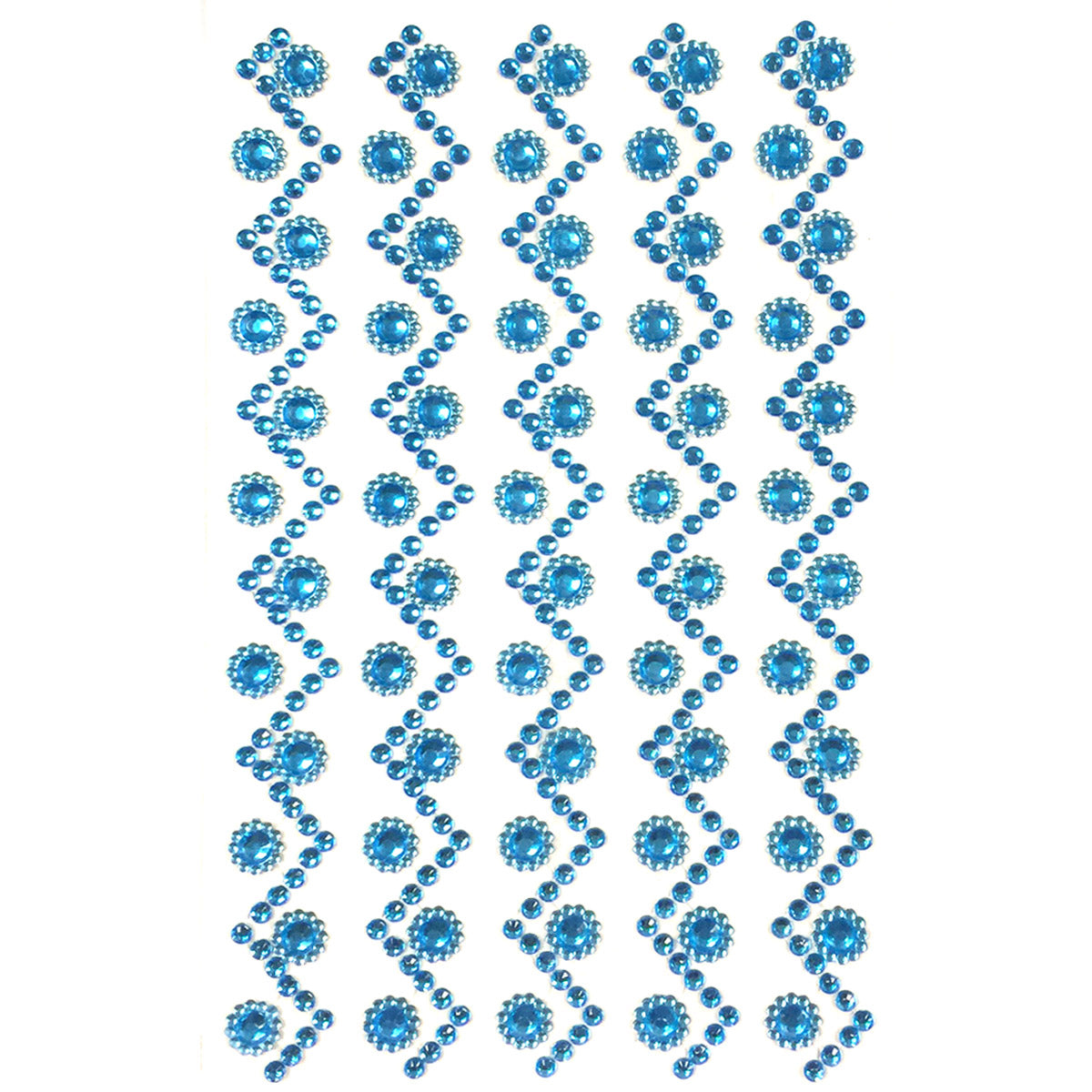 Wrapables Sunflower and Round Acrylic Self Adhesive Crystal Gem Stickers