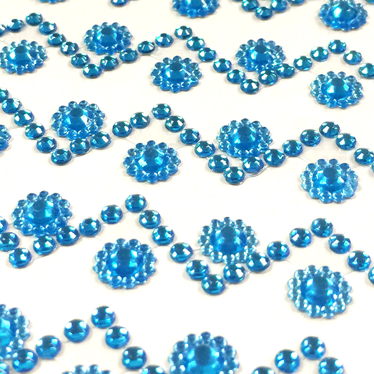Wrapables Sunflower and Round Acrylic Self Adhesive Crystal Gem Stickers