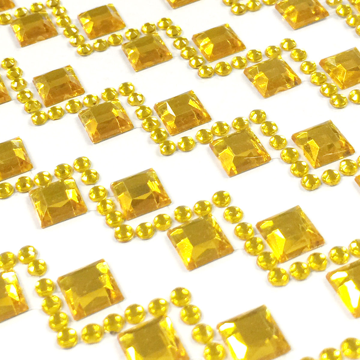 Wrapables Diamond and Round Acrylic Self Adhesive Crystal Gem Stickers