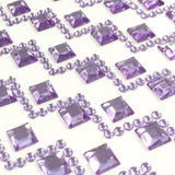 Wrapables Diamond and Round Acrylic Self Adhesive Crystal Gem Stickers