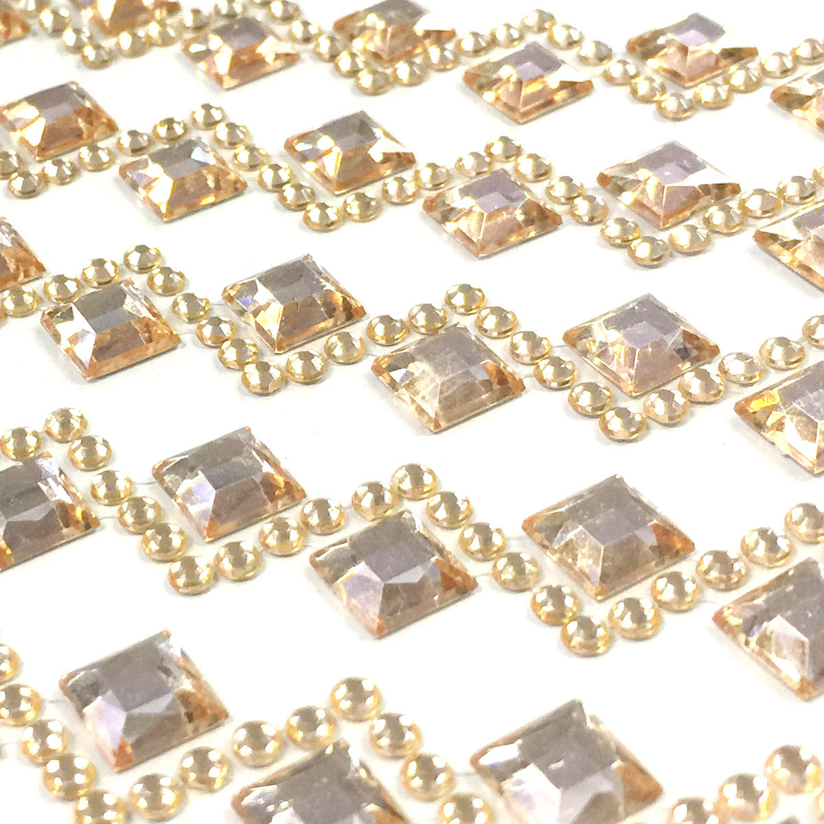 Wrapables Diamond and Round Acrylic Self Adhesive Crystal Gem Stickers