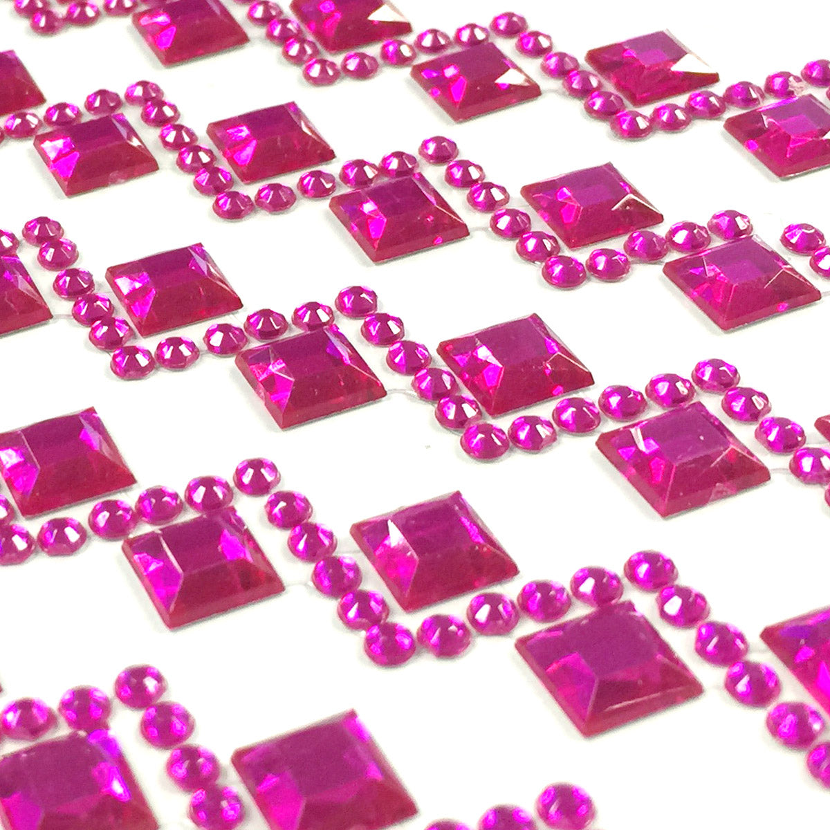 Wrapables Diamond and Round Acrylic Self Adhesive Crystal Gem Stickers