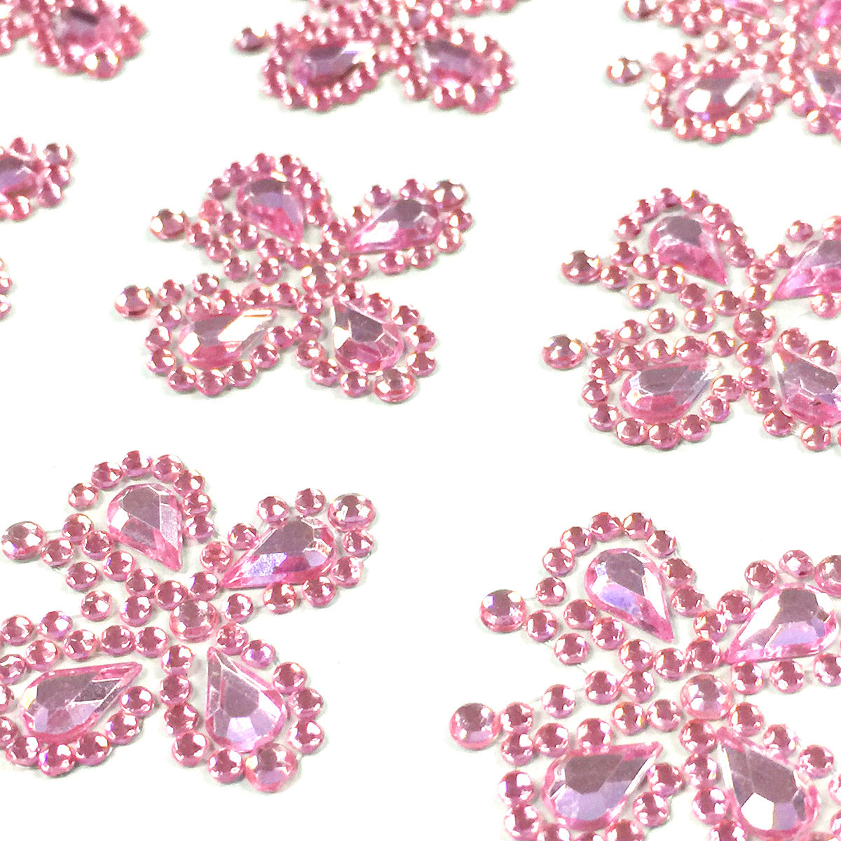 Wrapables Butterfly Crystal Adhesive Rhinestones Gems