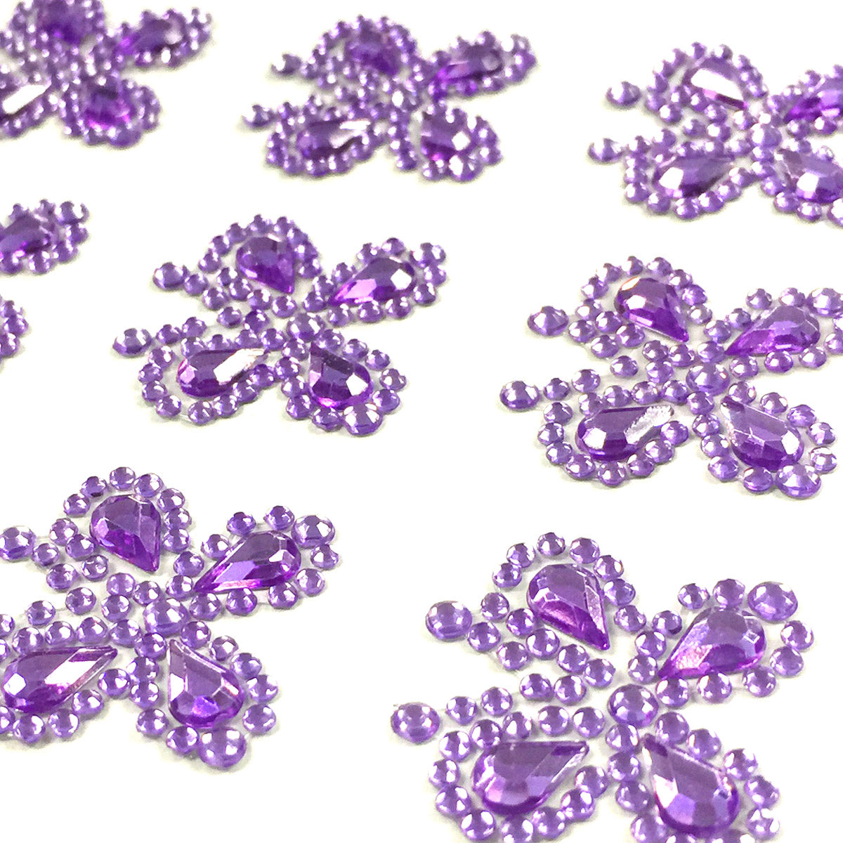 Wrapables Butterfly Crystal Adhesive Rhinestones Gems