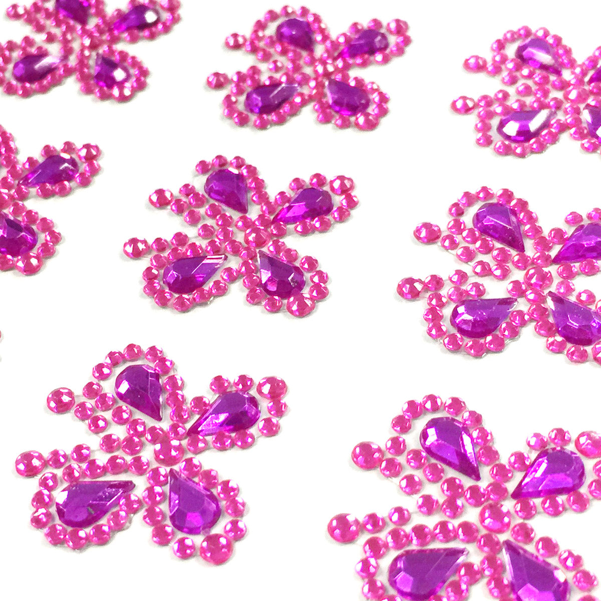 Wrapables Butterfly Crystal Adhesive Rhinestones Gems