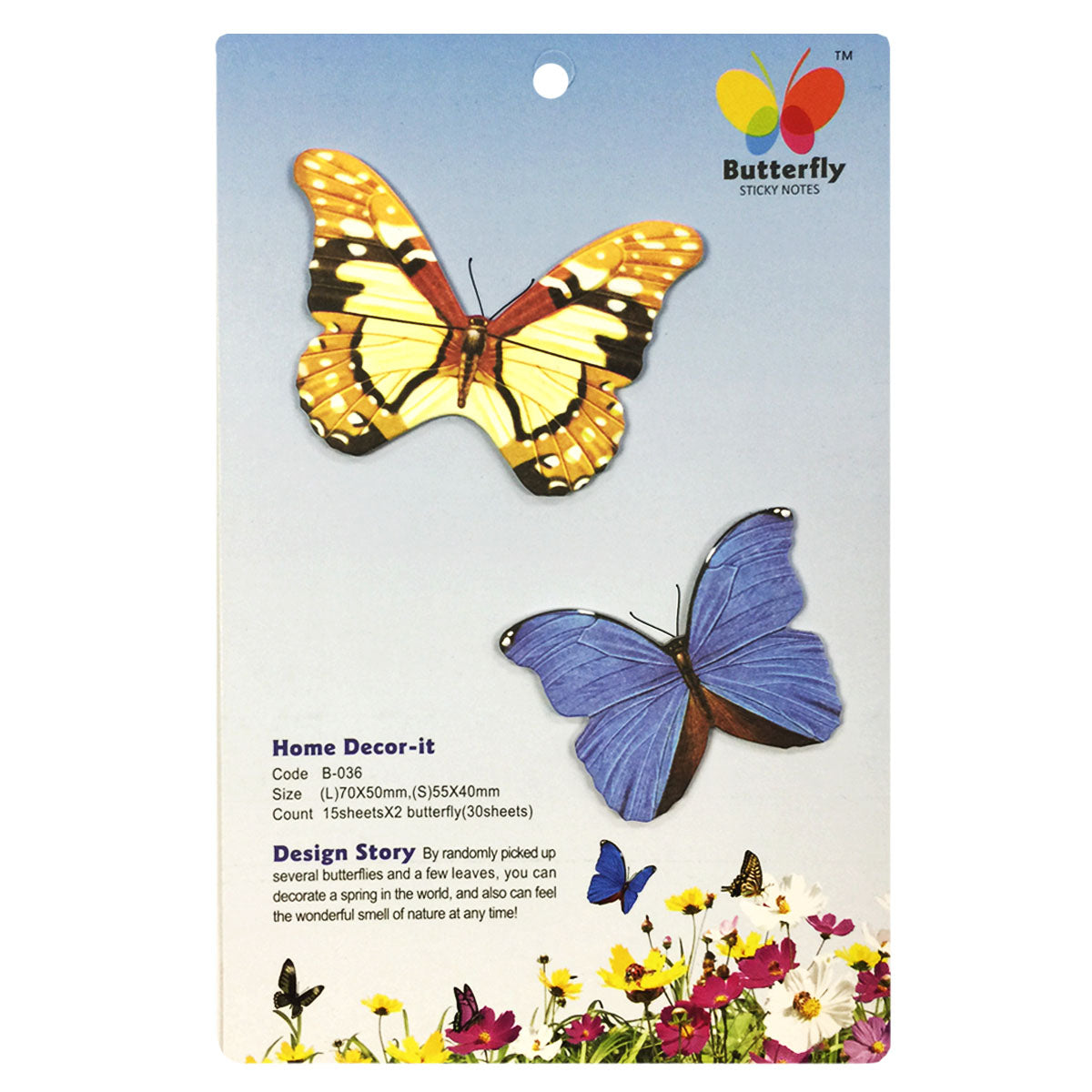 Wrapables Butterfly Memo Bookmark Sticky Notes